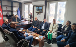 07 No.lu Yaş-Kuru Meyve ve Sebze Toptan Ticareti Meslek Komitesi  Gaziantep Ziraat Mühendisleri Odası Başkanı Sayın Yusuf YILMAZ’ı ziyaret etti.