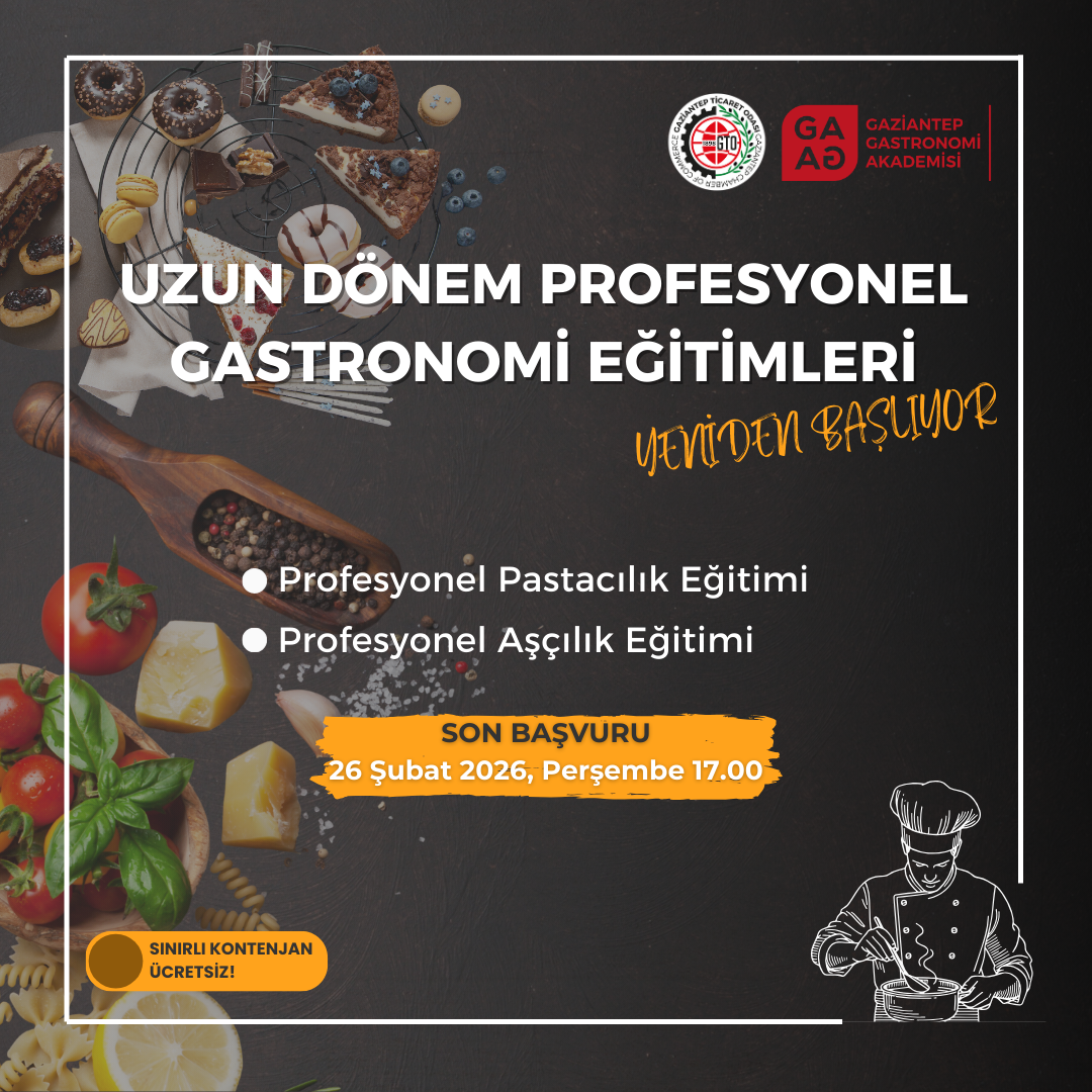 UZUN D&Ouml;NEM GASTRONOMİ EĞİTİMLERİ